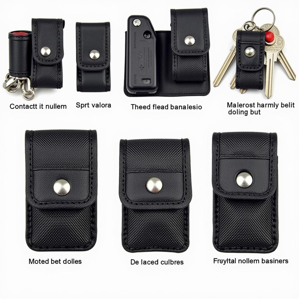 Different Types of Key Holders for Police Belts