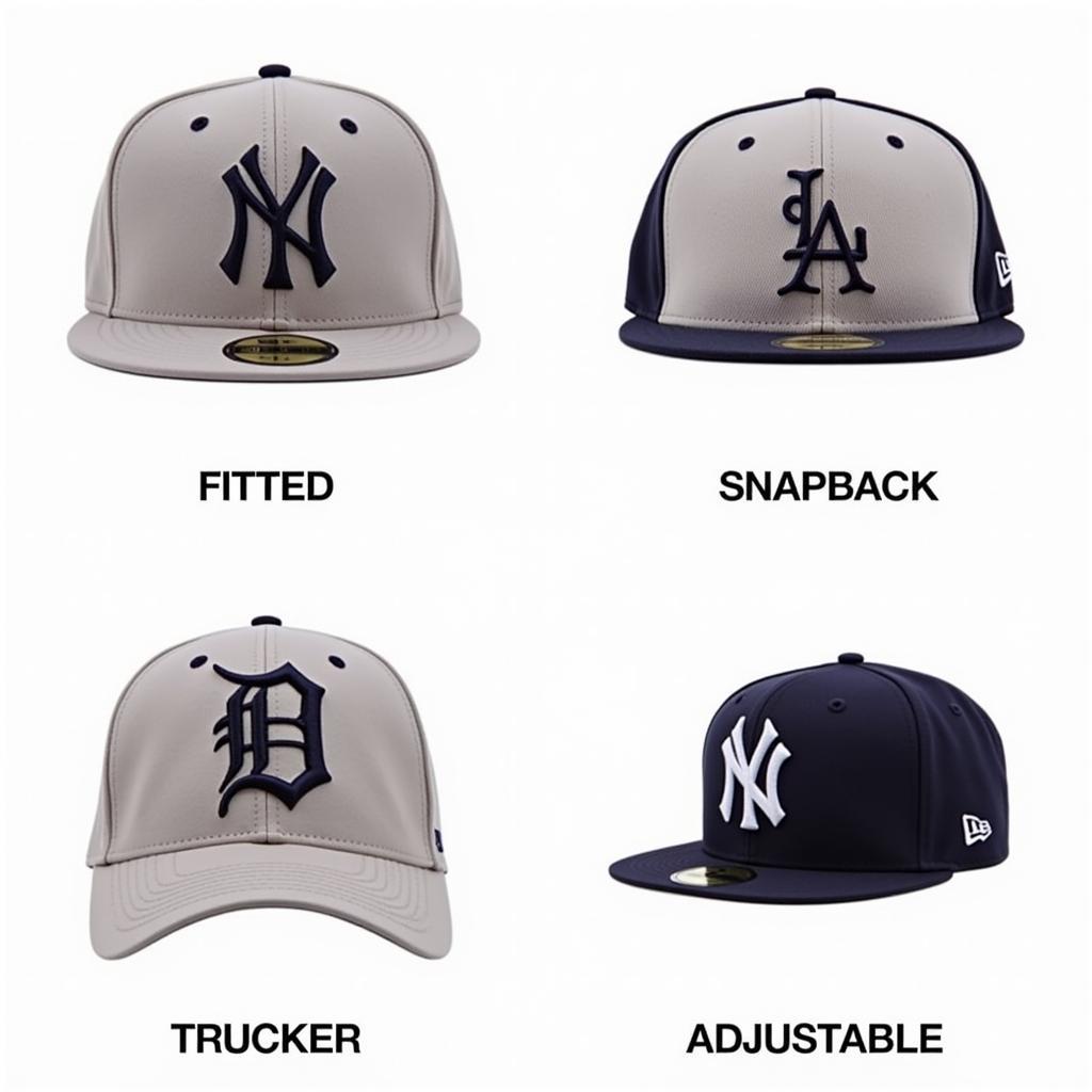 Popular MLB Replica Hat Styles