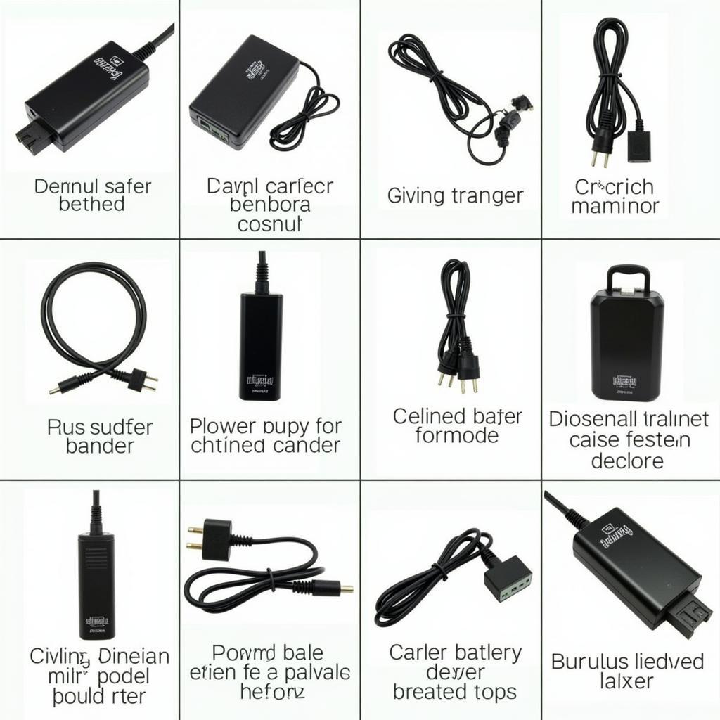 Different types of portable golf cart chargers