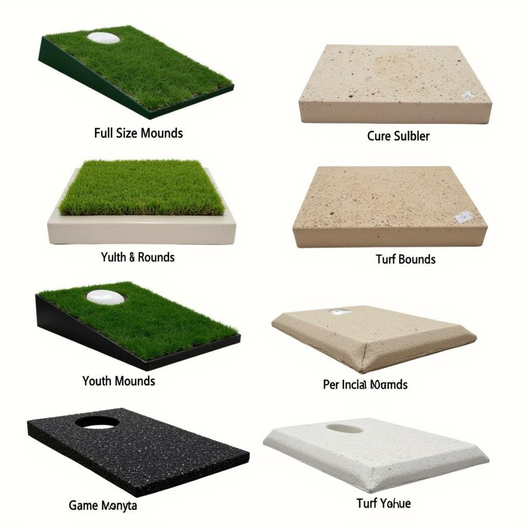 Different Types of Portable Pitching Mounds