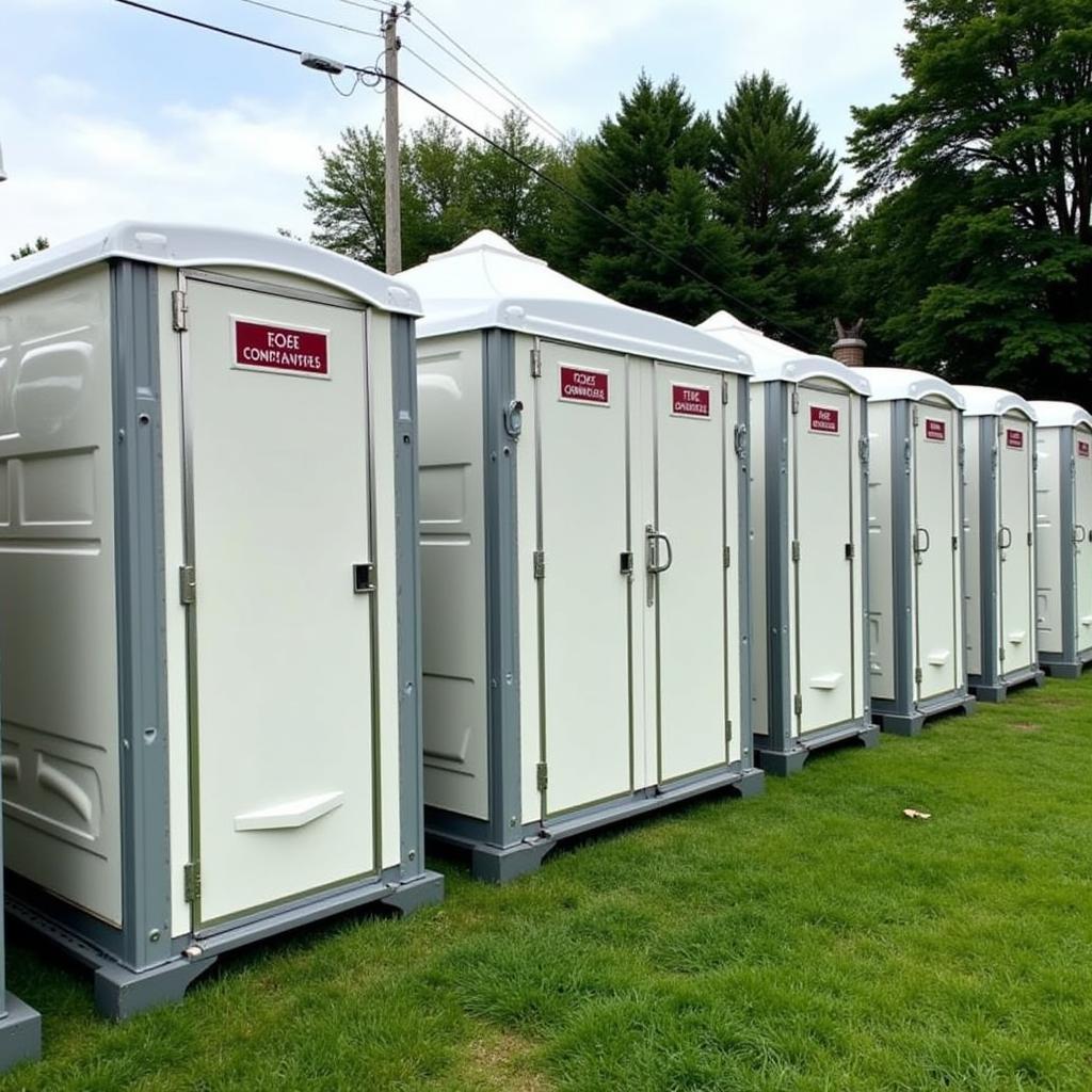 Miller Portable Restrooms at an Outdoor Event