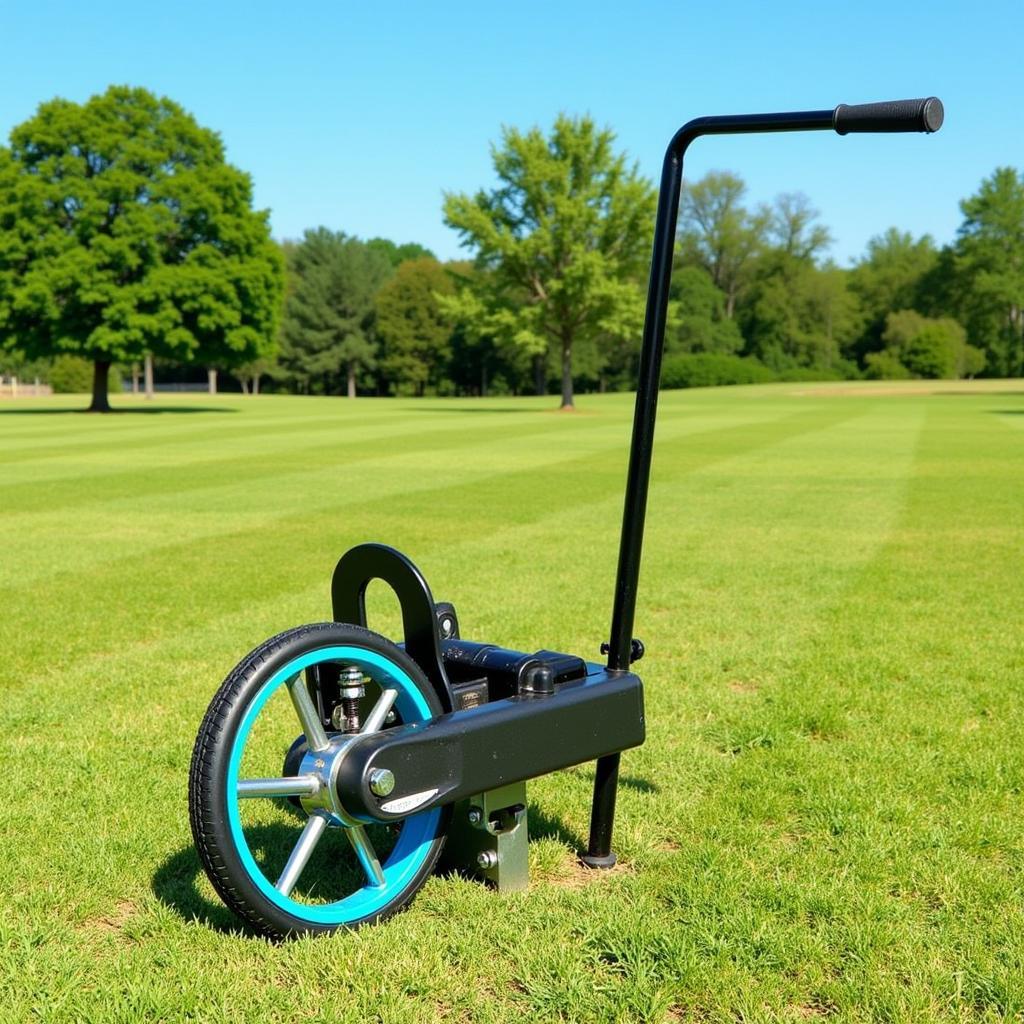 Portable Single Wheel Pitching Machine Outdoors