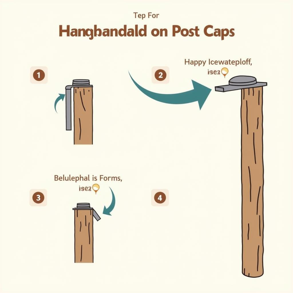 Installing Post Caps 2x2