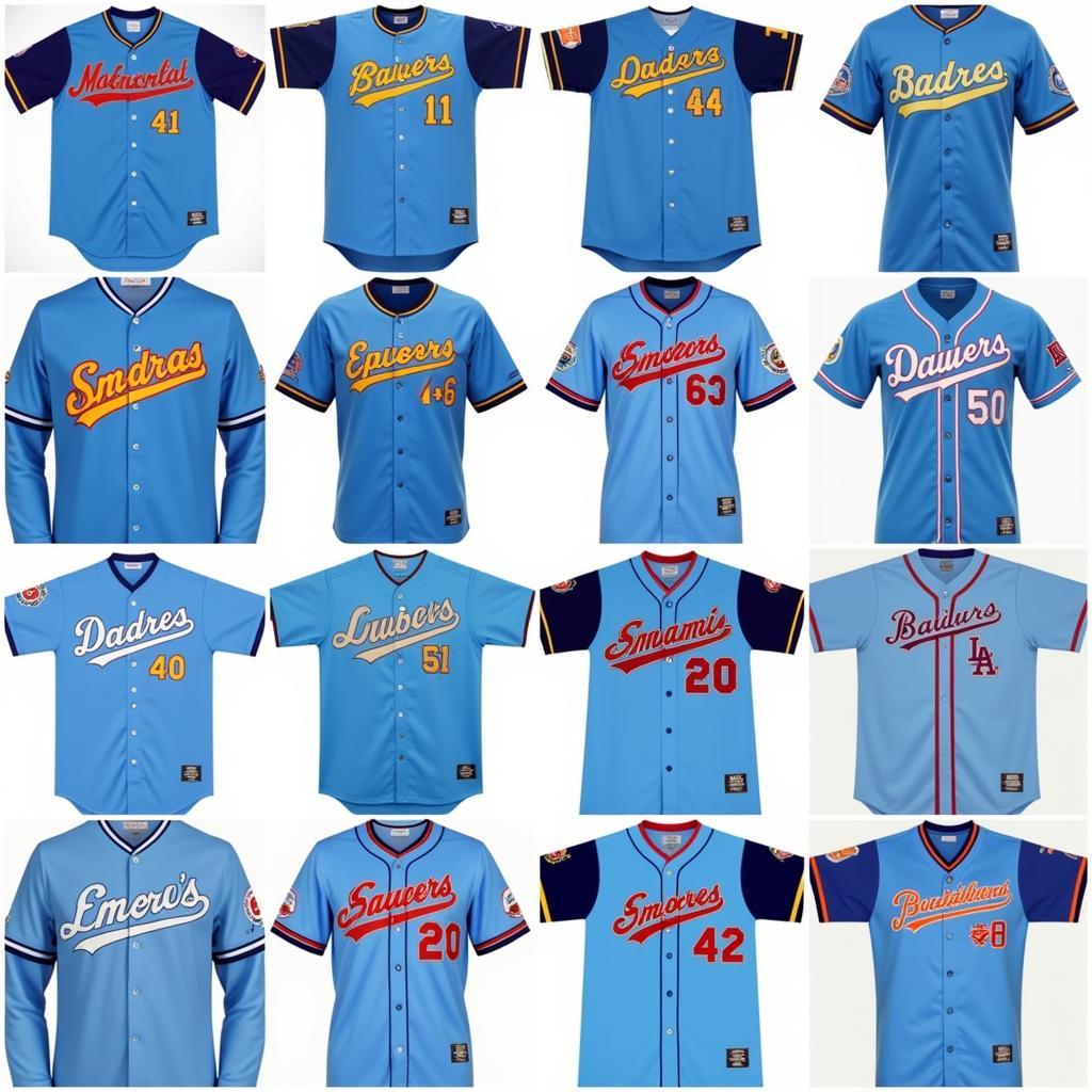 Powder Blue Jerseys Through the Decades