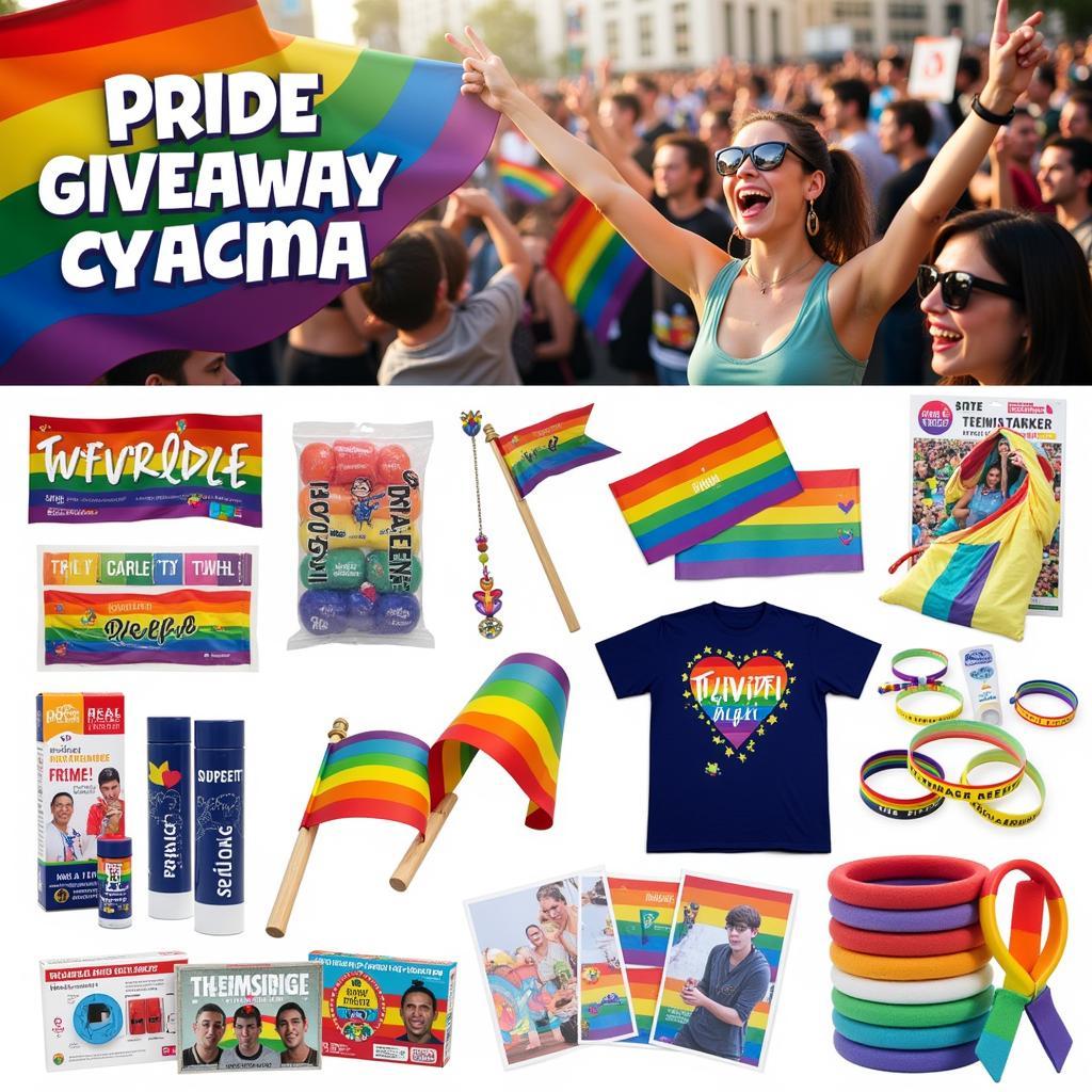 Pride Giveaway Items Banner