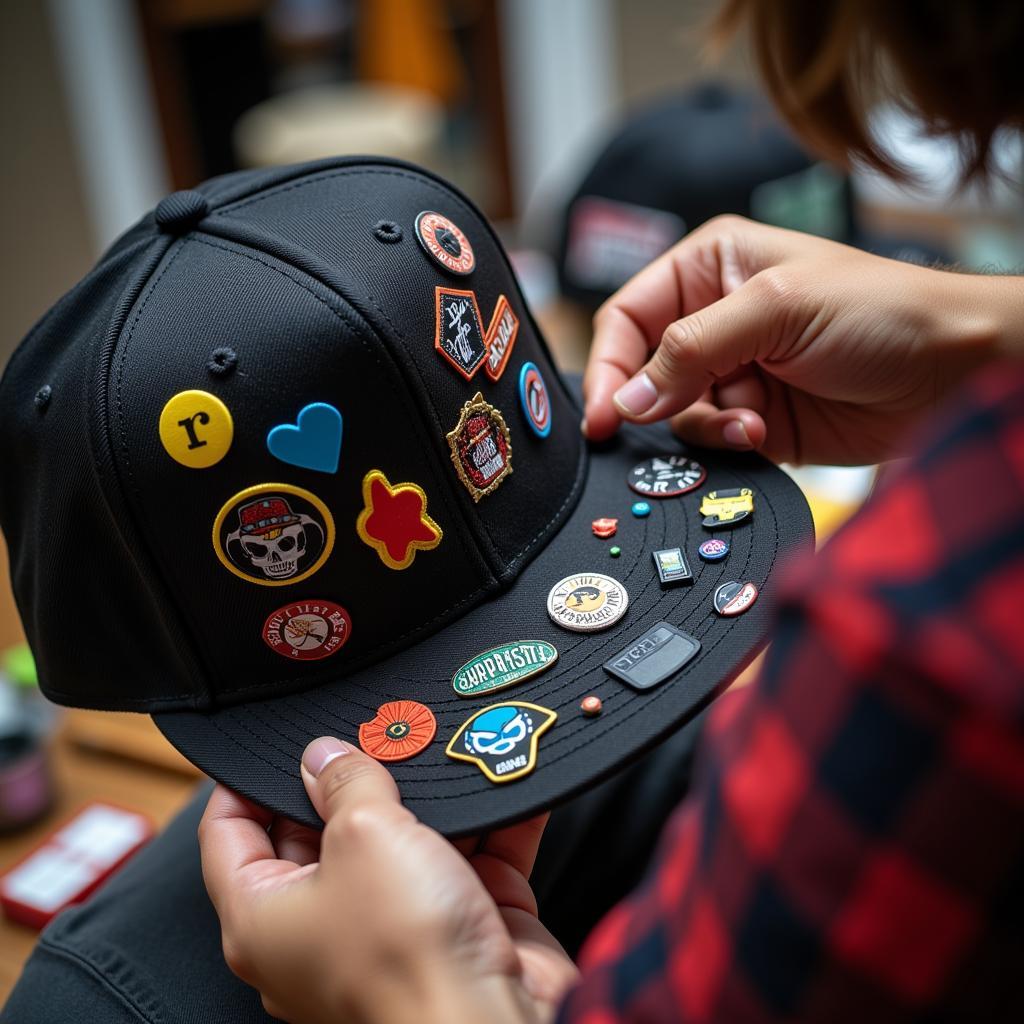 Personalizing a Snapback in Puerto Rico