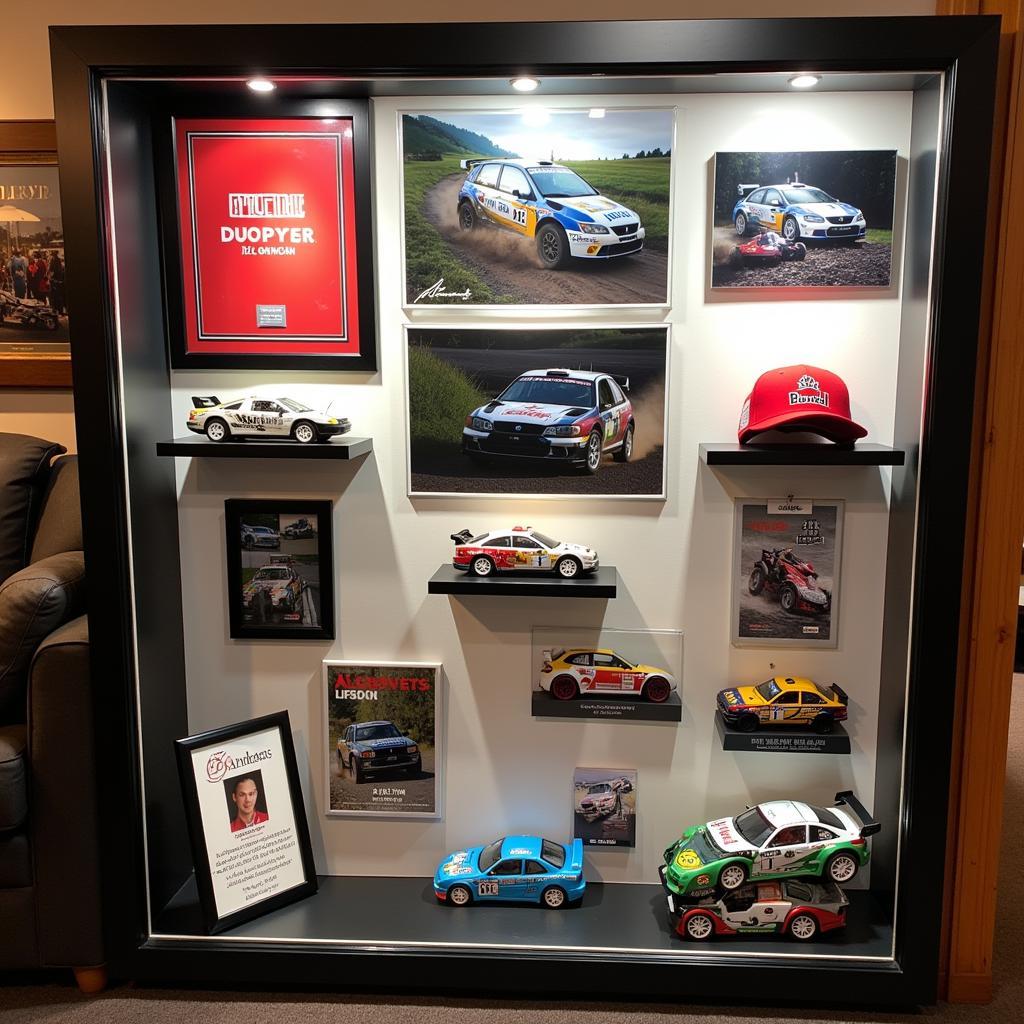 Rally Memorabilia Display