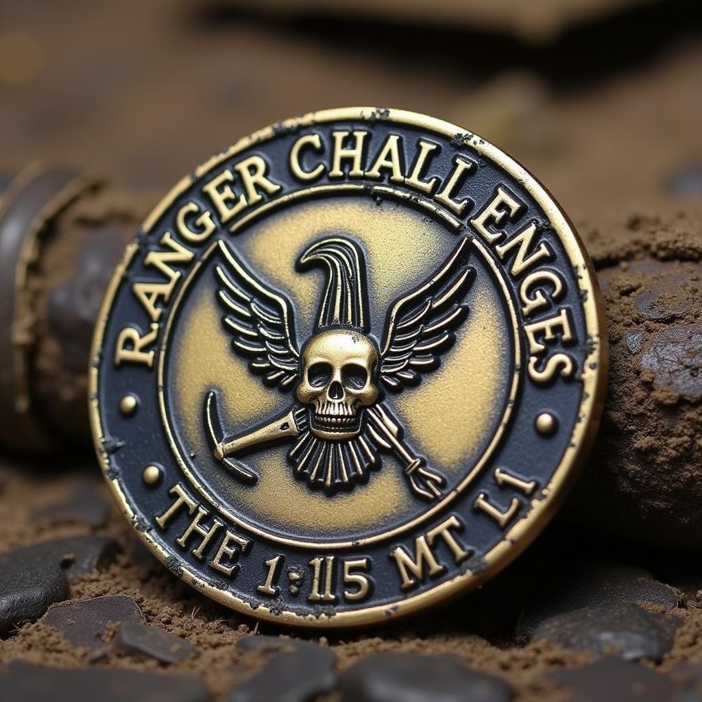 Ranger Challenge Coin Close Up