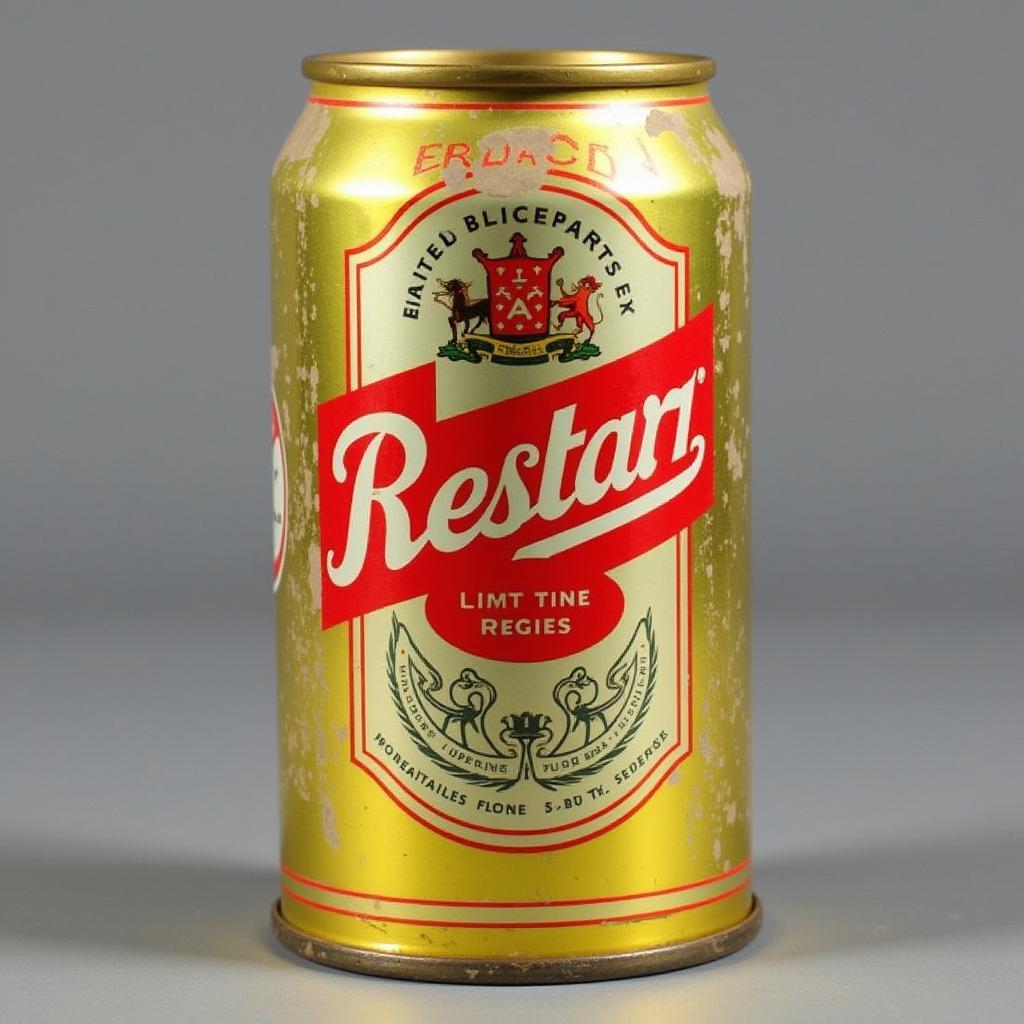 Rare Flat Top Beer Can in Pristine Condition