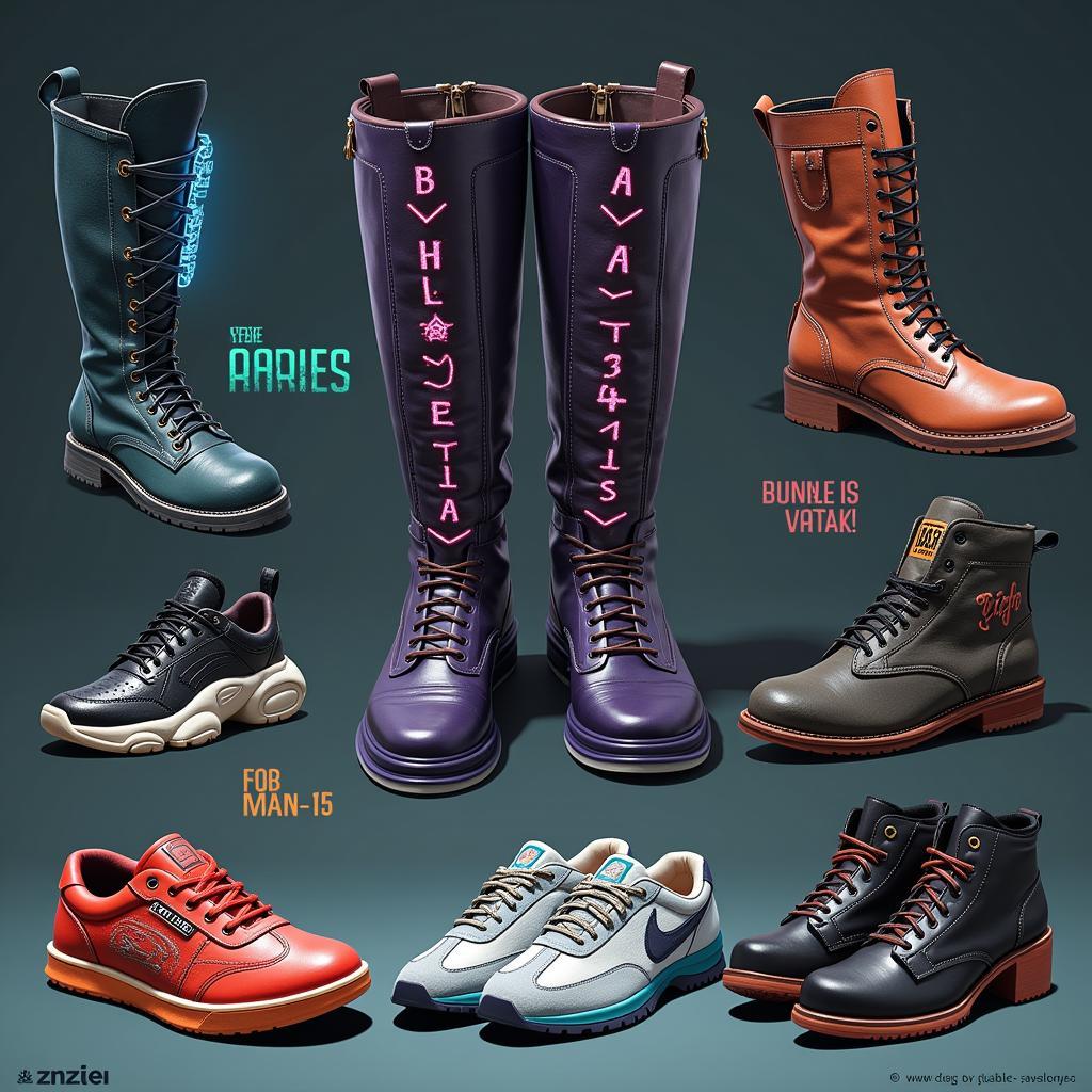 Themed Virtual Footwear