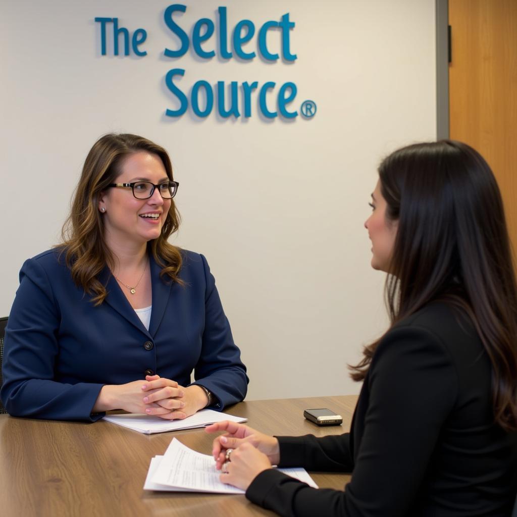 Job interview at The Select Source Phoenix