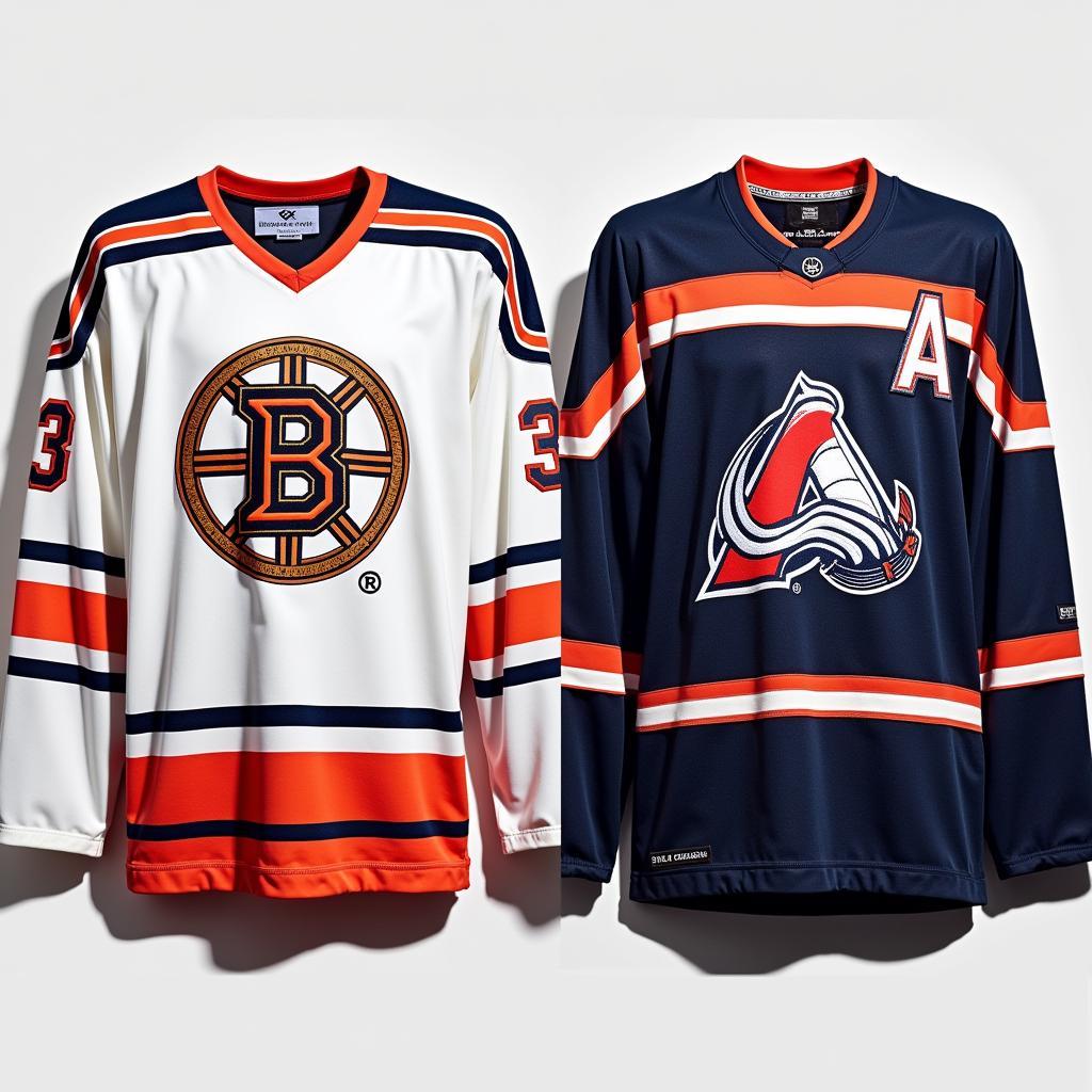 Red White and Blue Hockey Jerseys: Vintage vs. Modern Designs