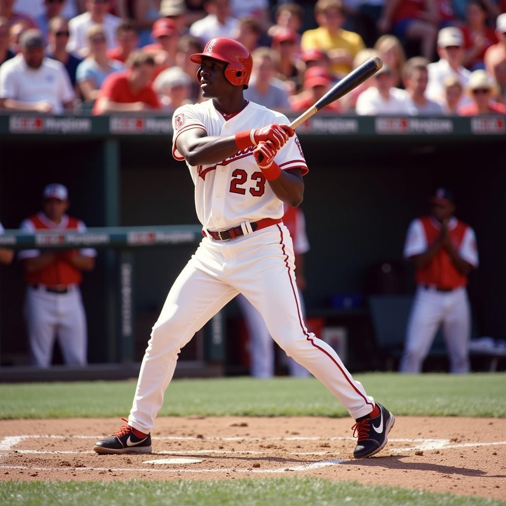 Reggie Jackson During His Time with the California Angels