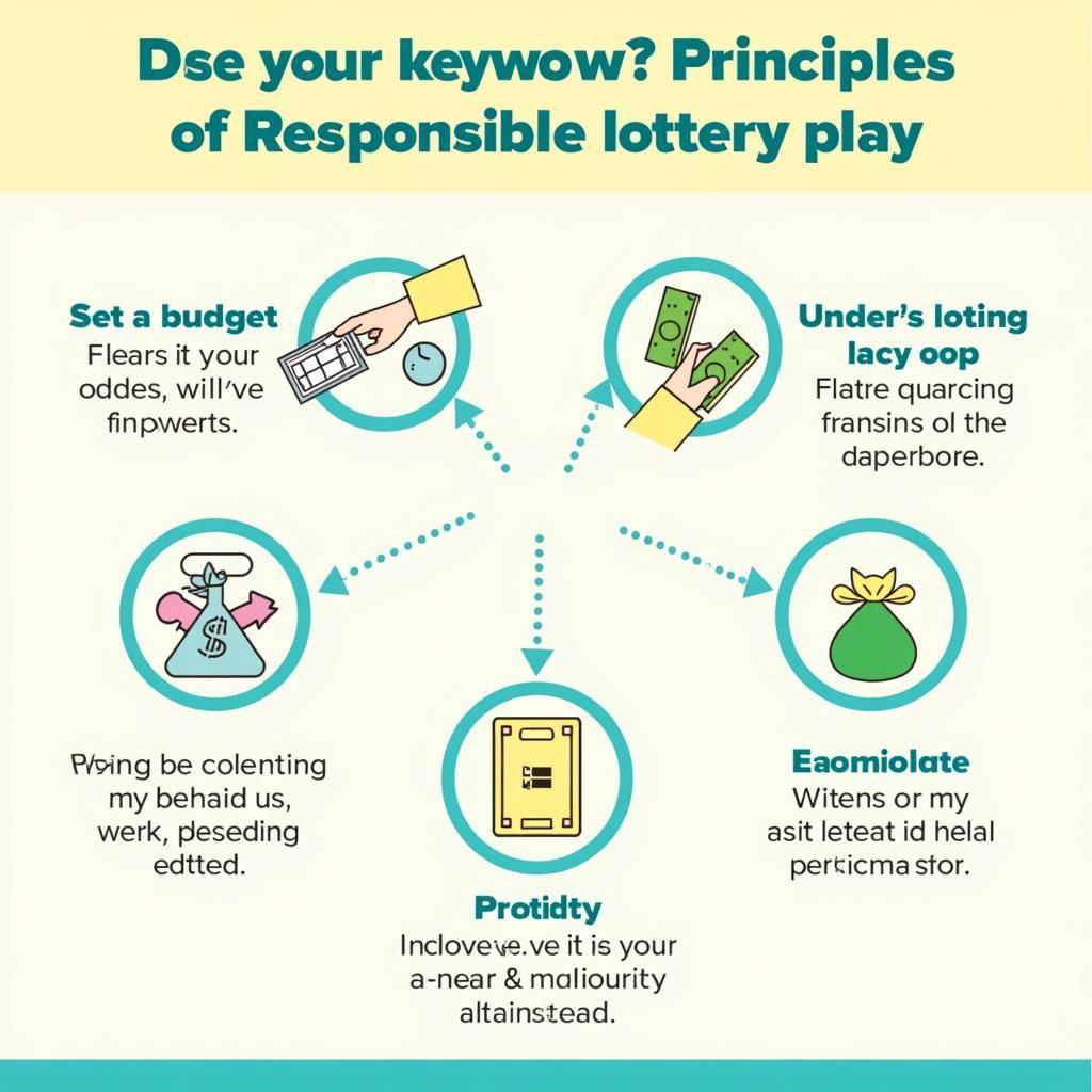 Graphics representing responsible gambling