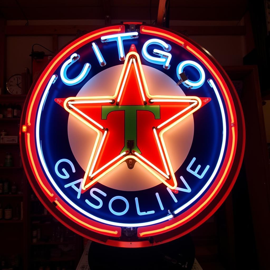 Restored Citgo Neon Sign