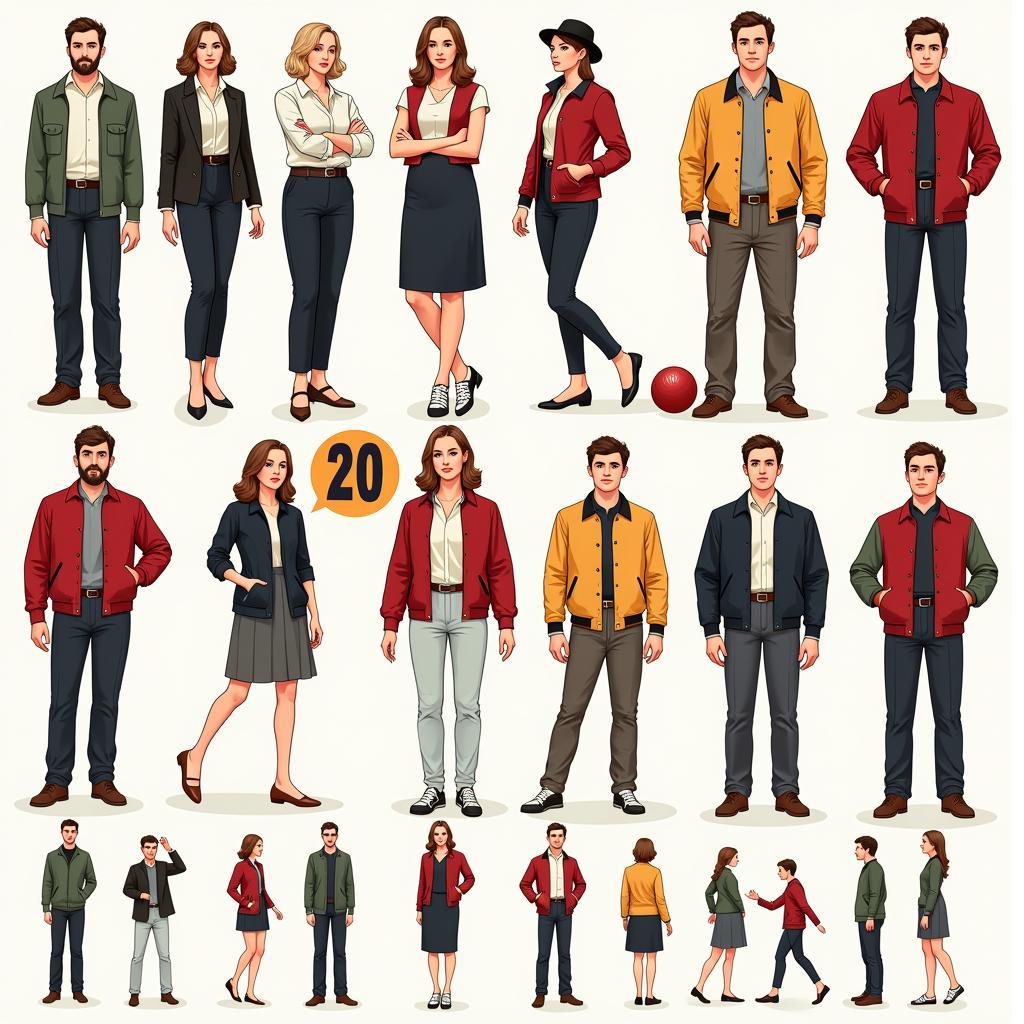 Outfit ideas featuring retro bowling jackets