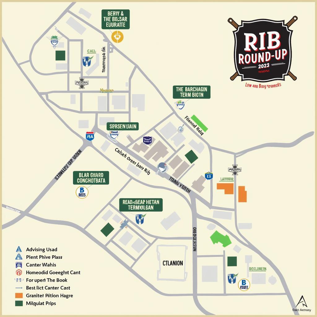 Rib Round Up 2023: Vendor Map and Navigation