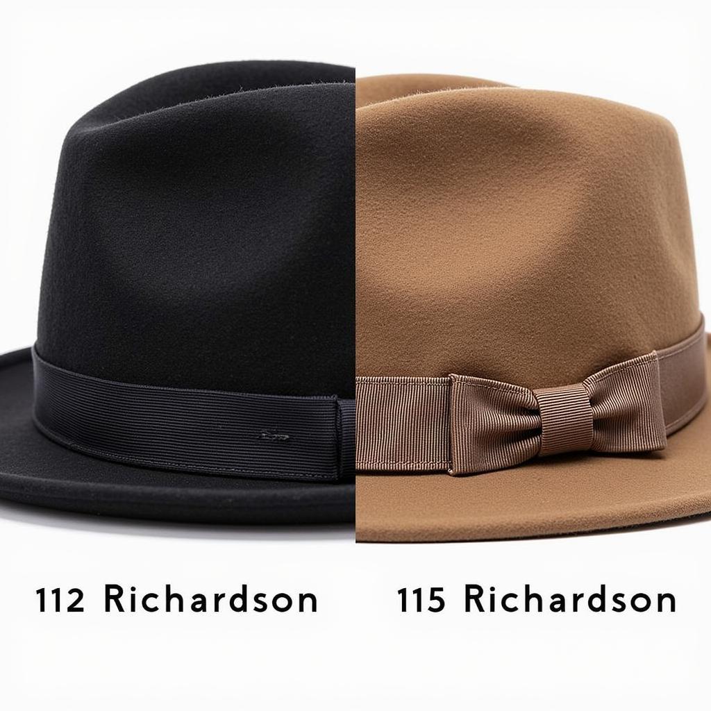 Richardson 112 and 115 Hats Side-by-Side