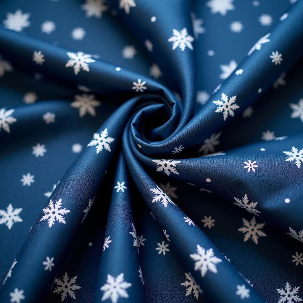 Close-up of Riley Blake Silent Night Fabric Print 