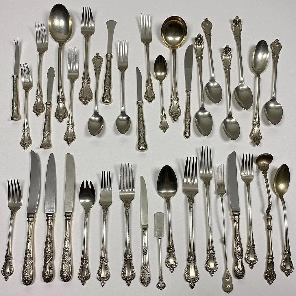 Rogers Silverware 1881 Patterns - A Variety of Designs