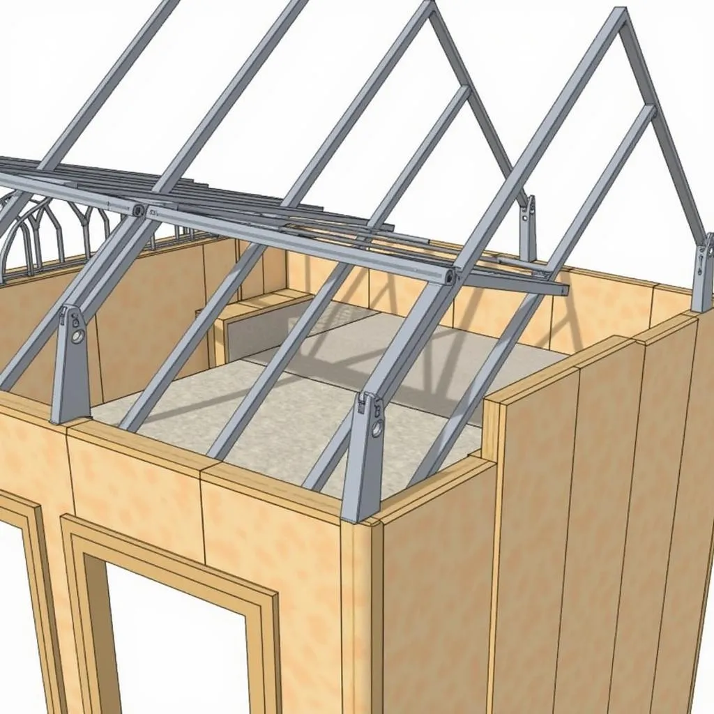 Roof Framing with Metal Roof Ts