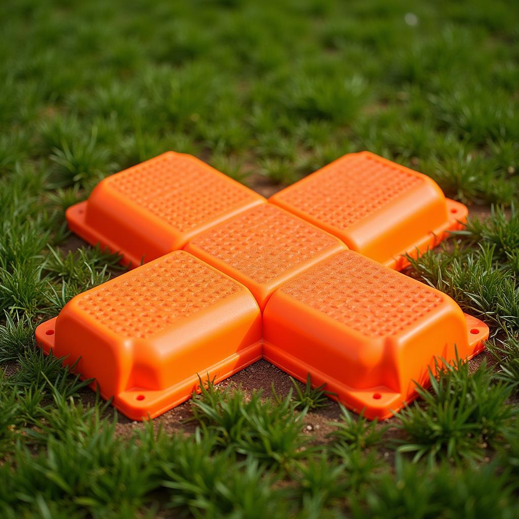 Durable Rubber Backyard Baseball Bases