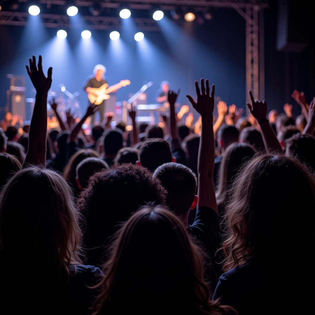 Rusty Griswolds Band Fans Enjoying Concert