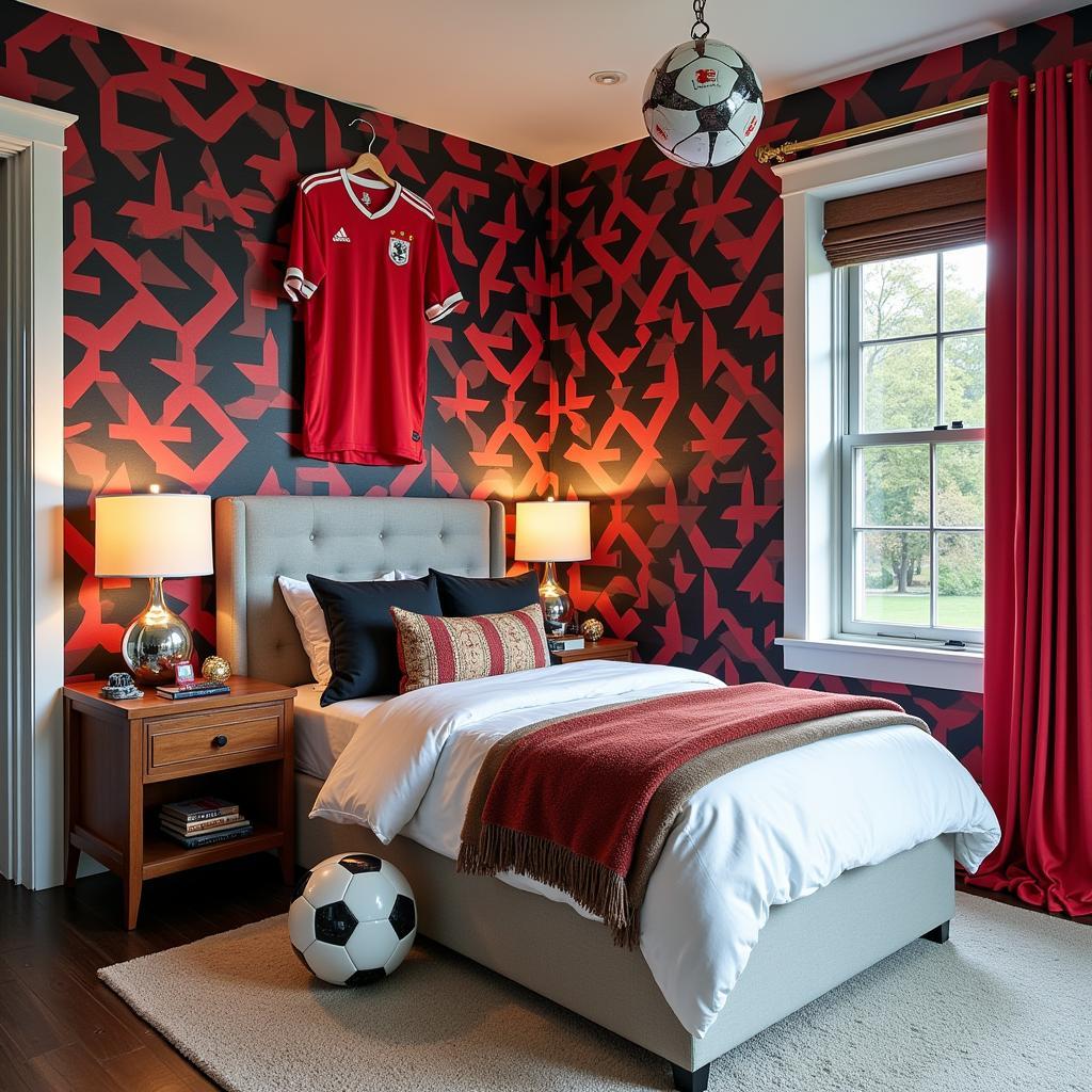 S T Wallpaper Football Themed Room