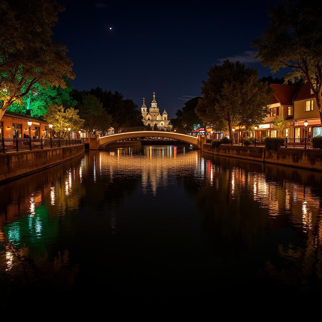 San Antonio Riverwalk at Night