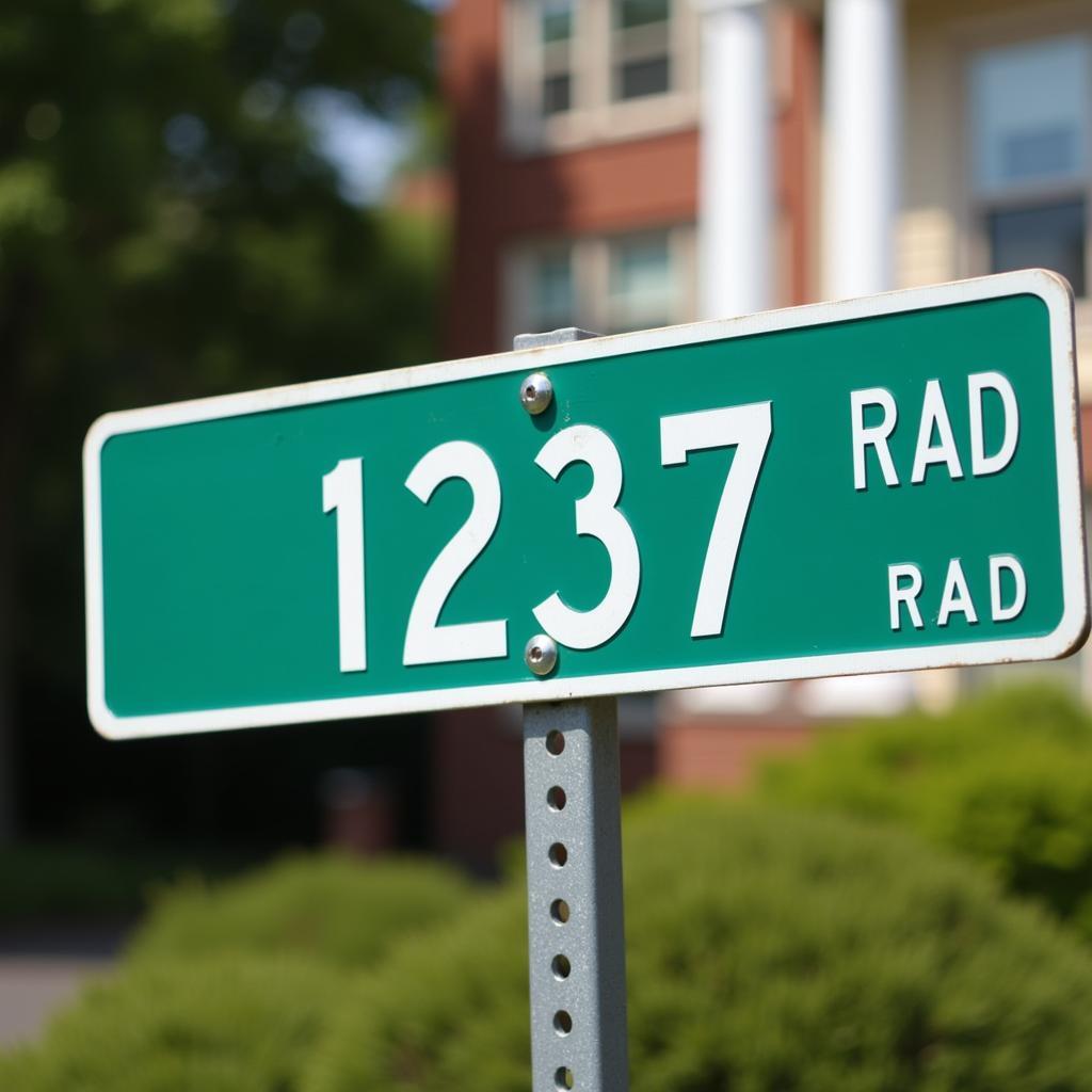 Street sign for San Antonio Road