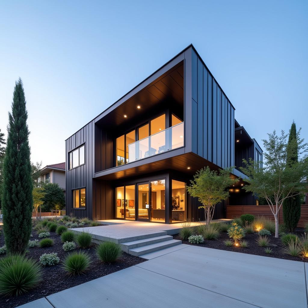 Modern Steel Building in San Diego