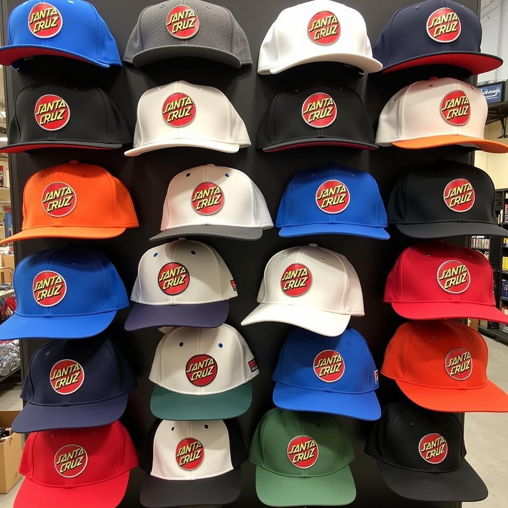 Santa Cruz Caps in Different Styles