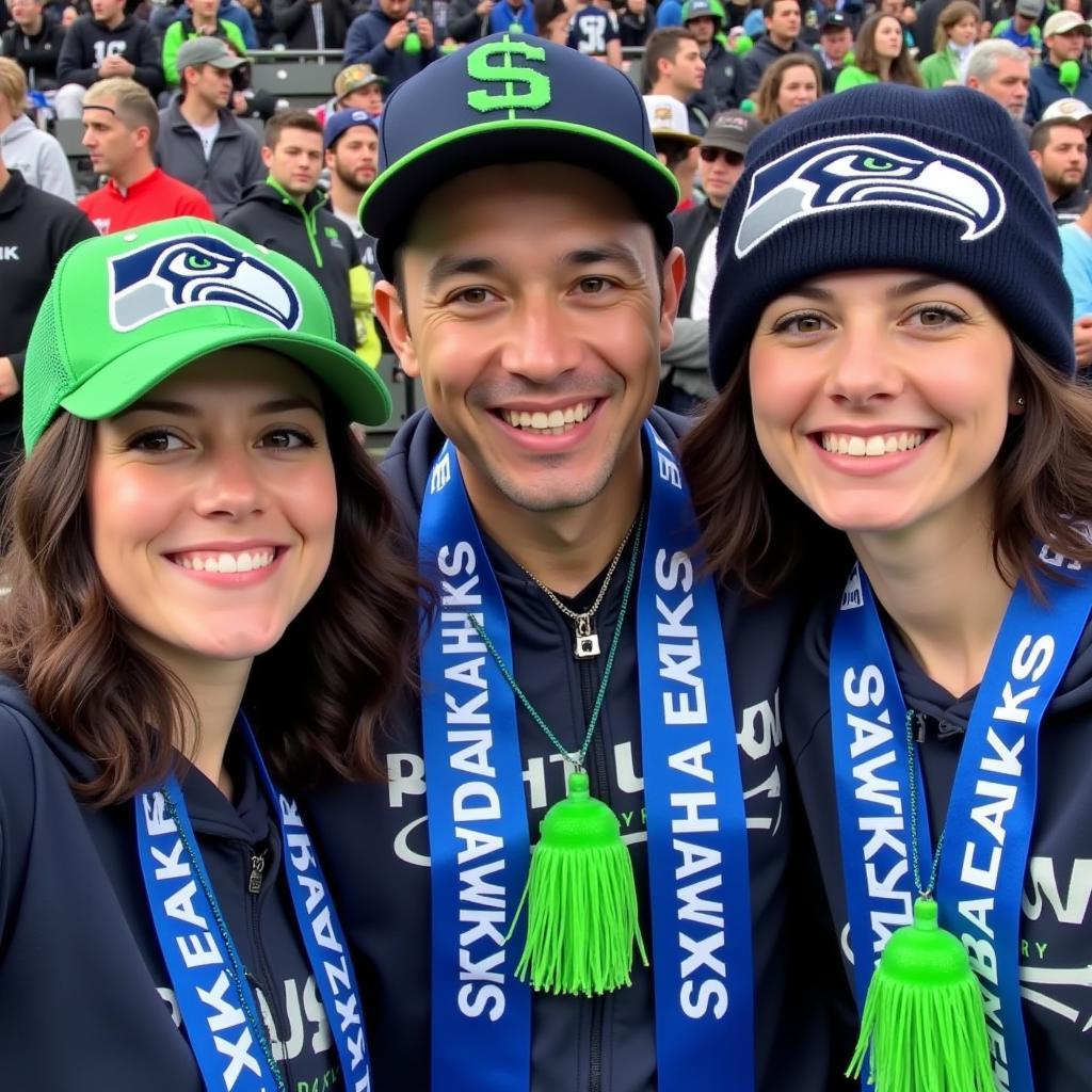 Seahawks Fans Show Their Spirit with Ribbons