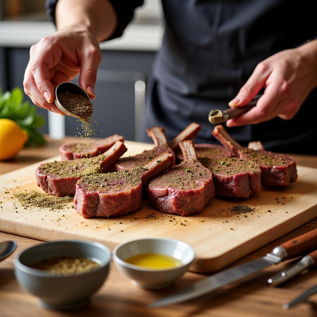 Preparing Lamb for Grilling