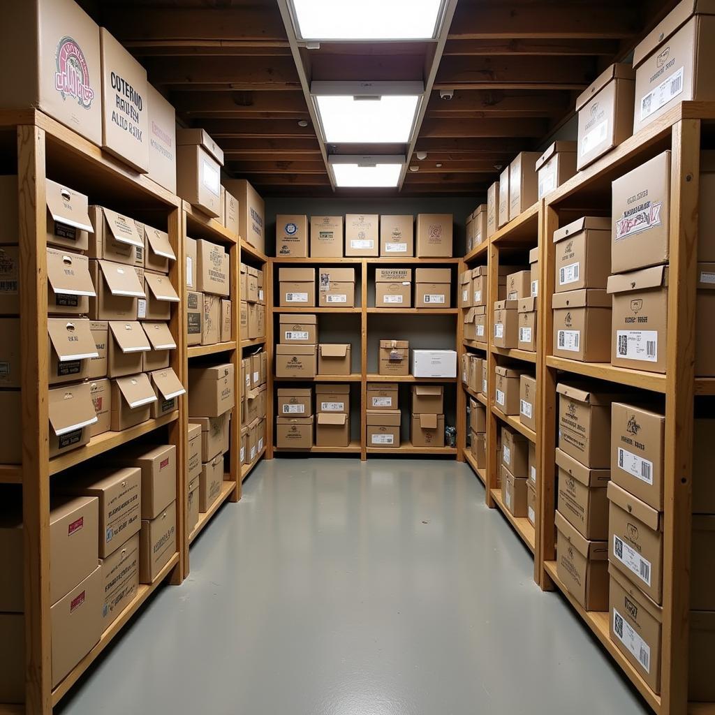 Secure Storage Room for Card Collection