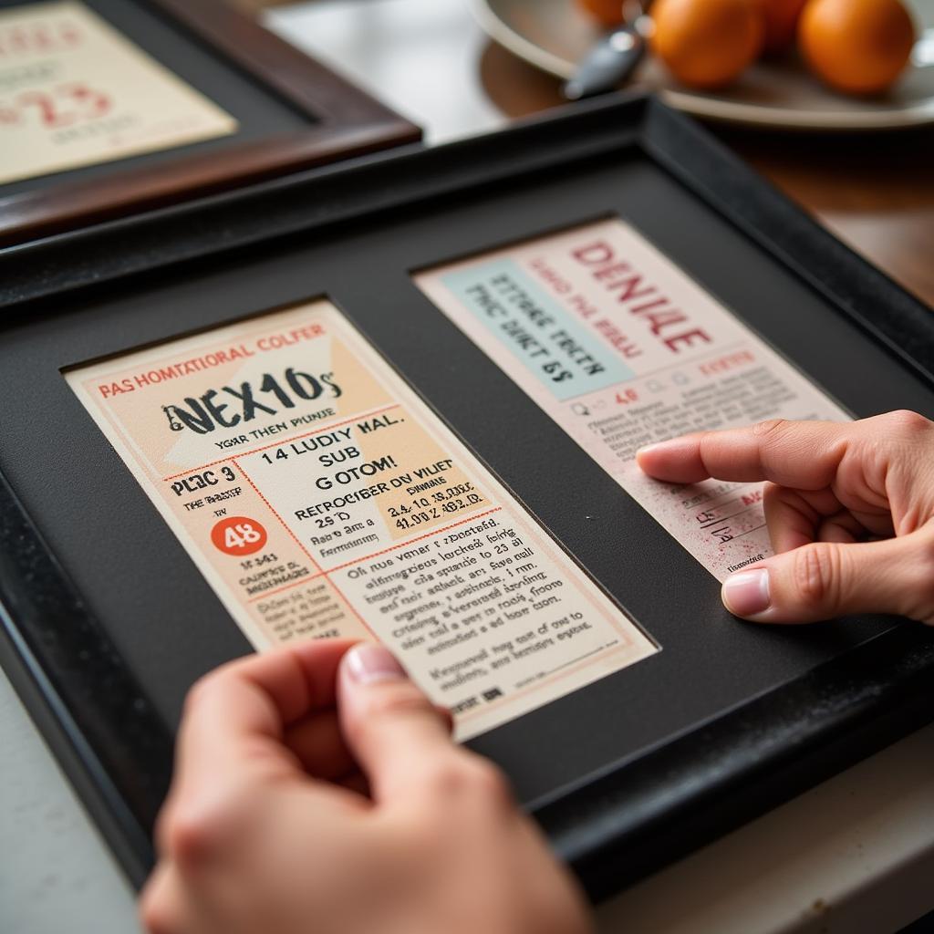 Selecting the Right Ticket Frame Size and Style