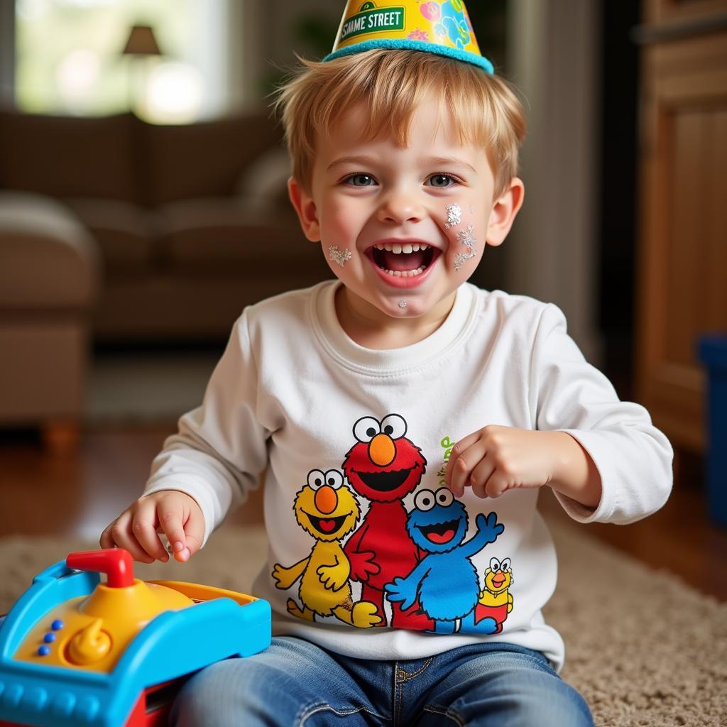 Sesame Street Birthday Outfit for Boys