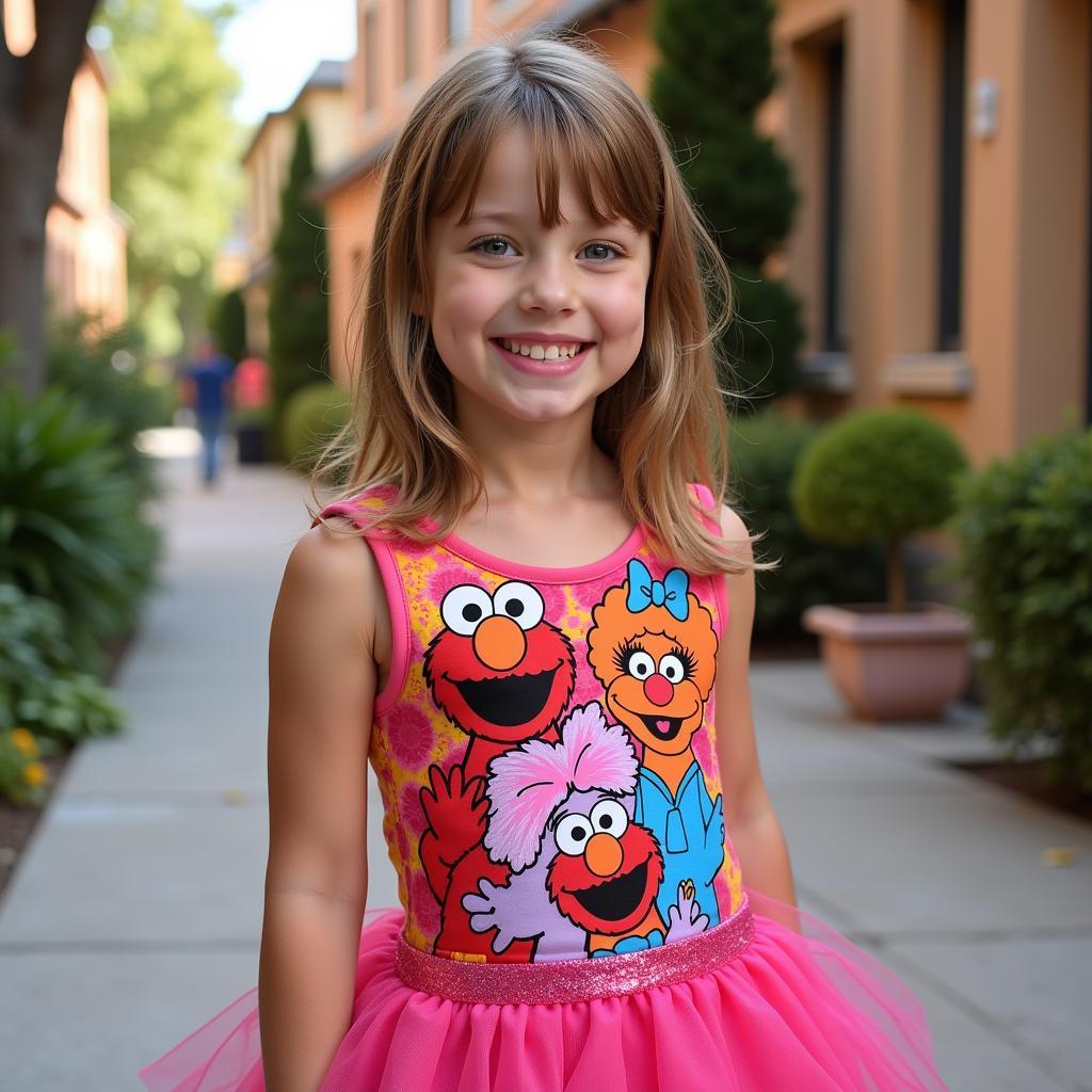 Sesame Street Birthday Outfit for Girls