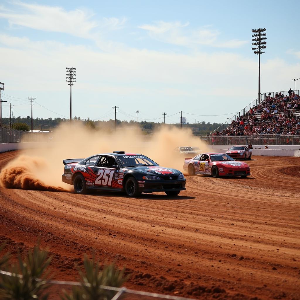 Dirt Track Racing at Show Low Race Track