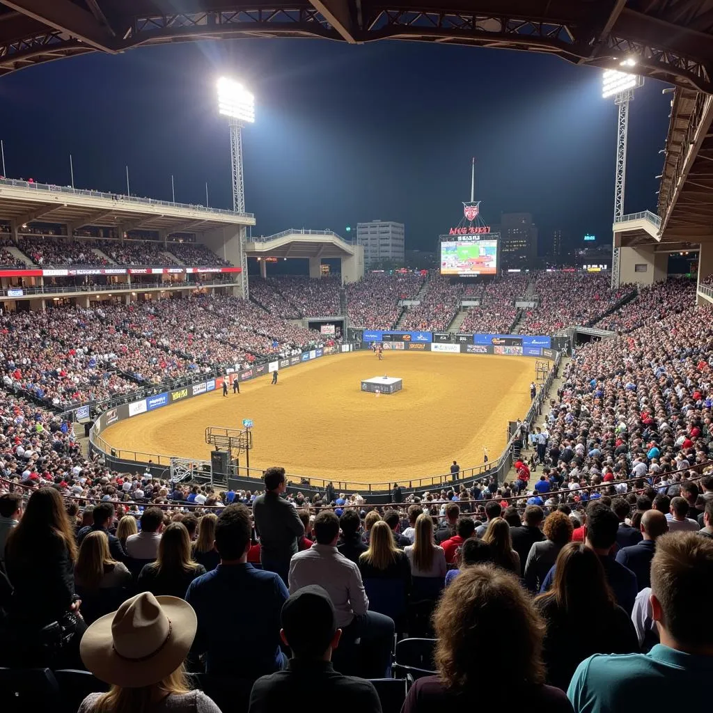 Show Low Rodeo Arena crowds