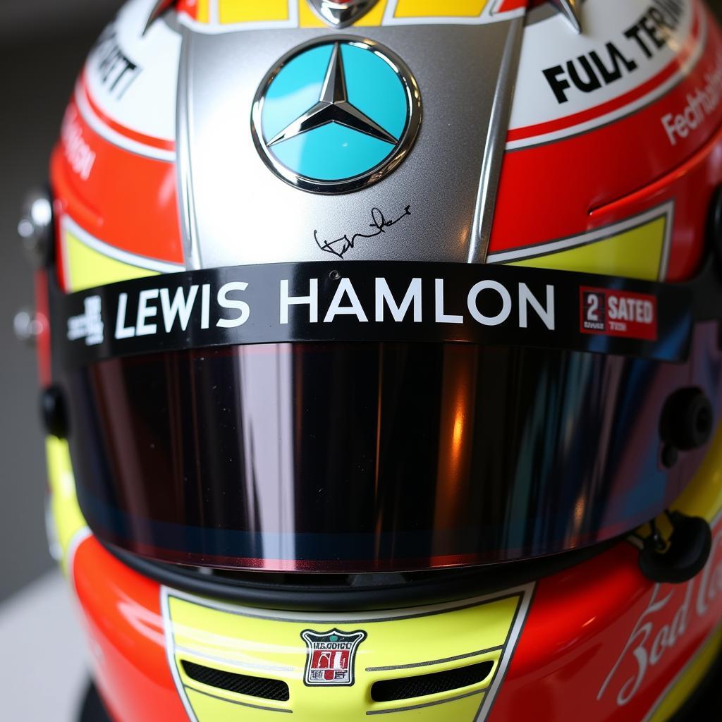 Lewis Hamilton Signed Helmet