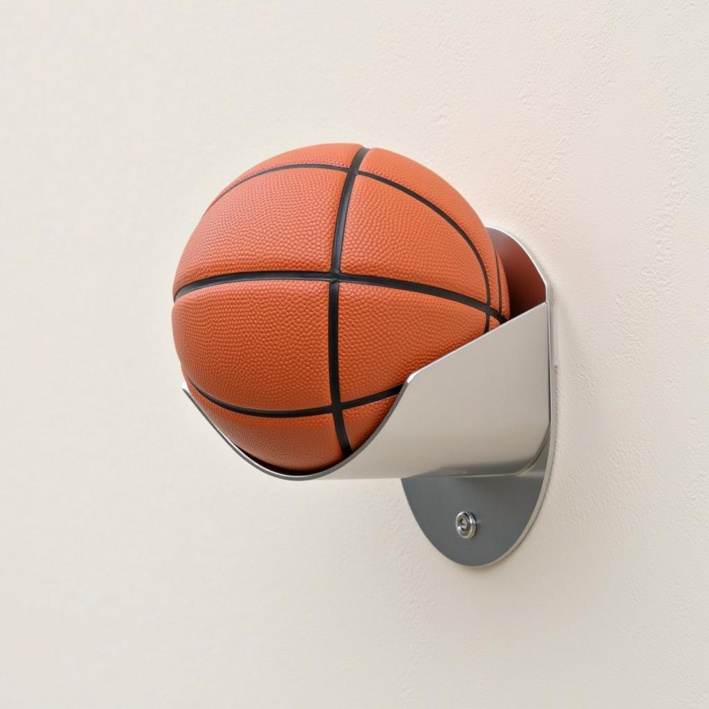 Single Basketball Holder Wall Mount