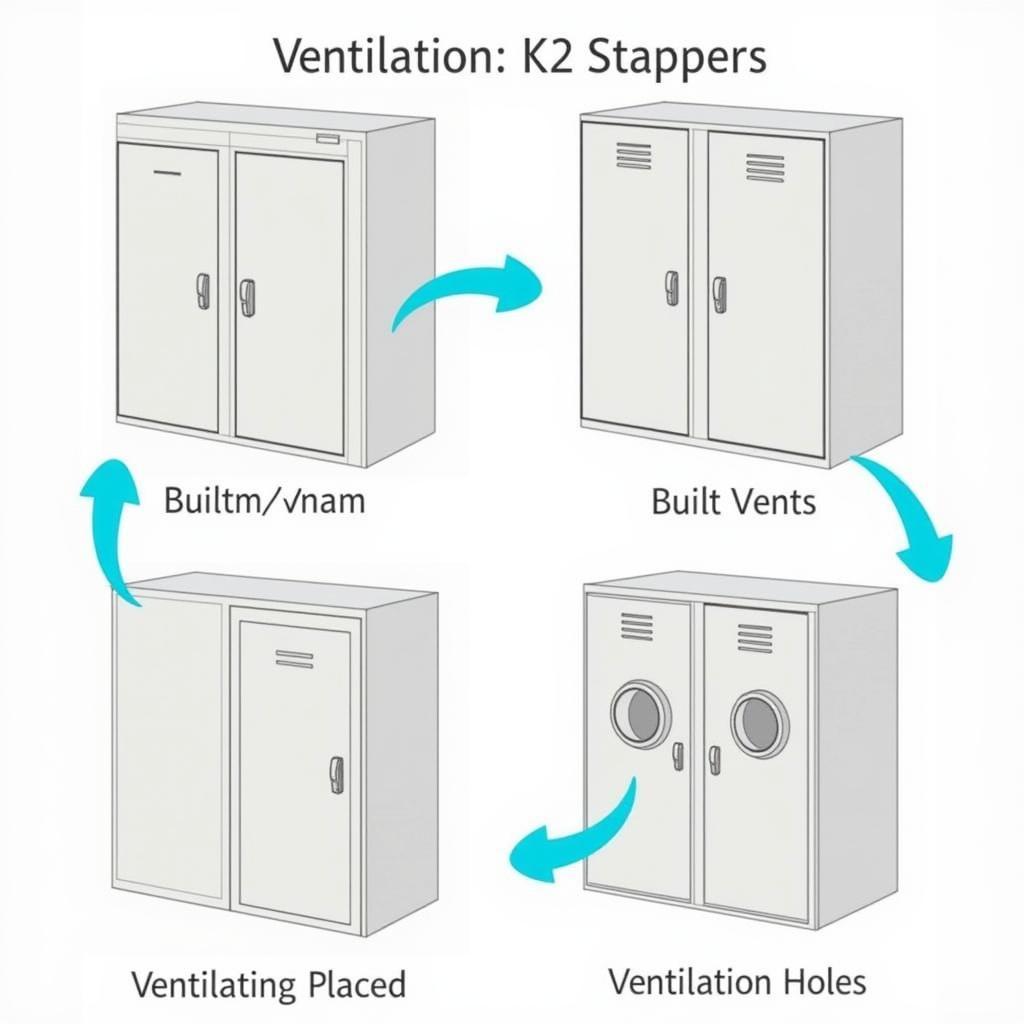 Single Tier Locker Ventilation Options