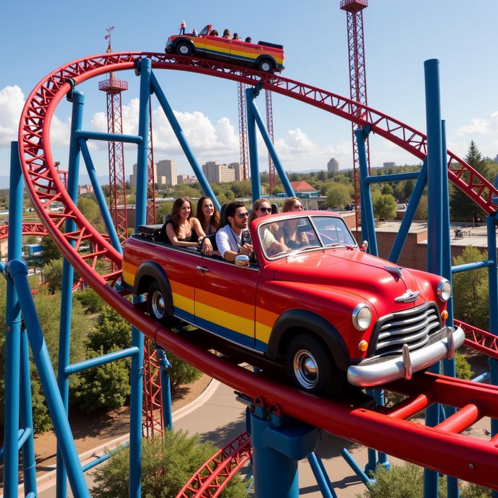 Six Flags Fiesta Texas Rollercoaster