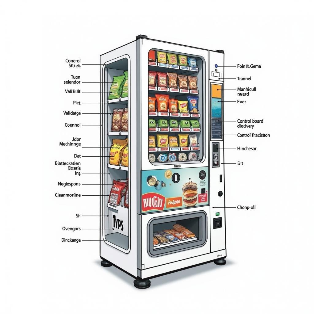 Snack Vending Machine Components