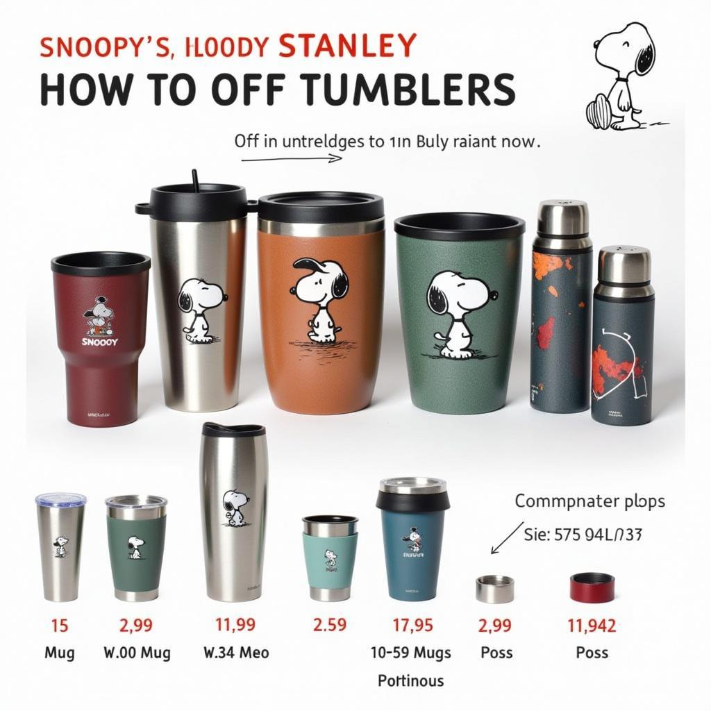 Snoopy Stanley Tumbler Collection