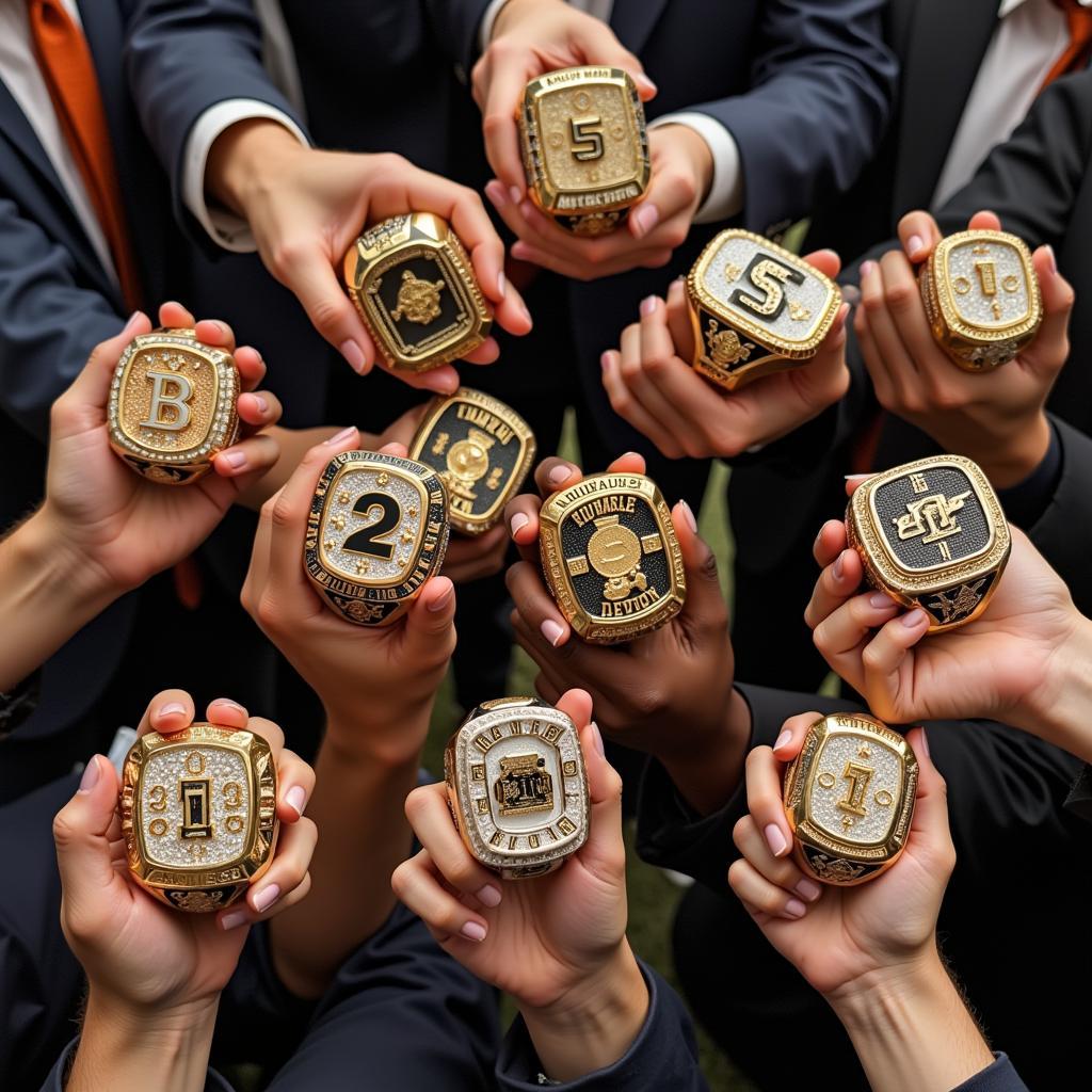 Softball Championship Rings for the Whole Team