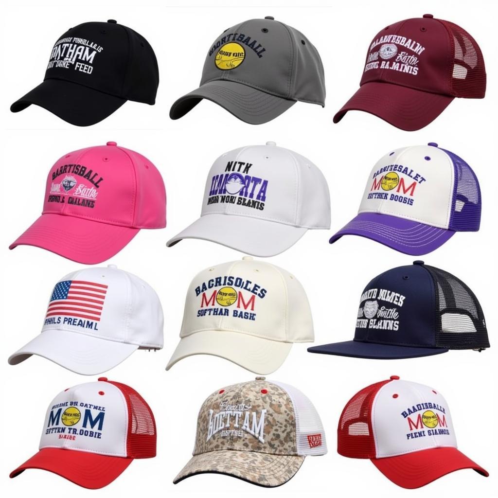 Softball Mom Hat Styles