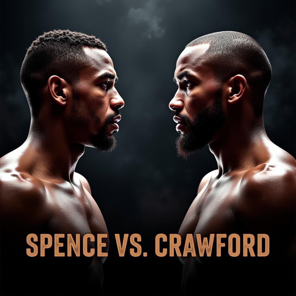 Spence and Crawford Face Off in Intense Poster