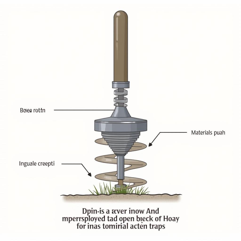 Internal mechanism of a spring tamper